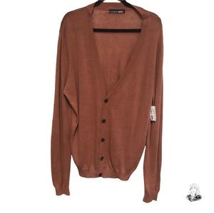 Women’s oversize cardigan sweater new with tags button down by foreign exchange